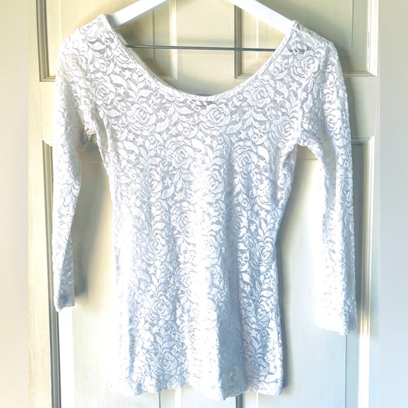 Decree Sheer Lace Top - Picture 1 of 1